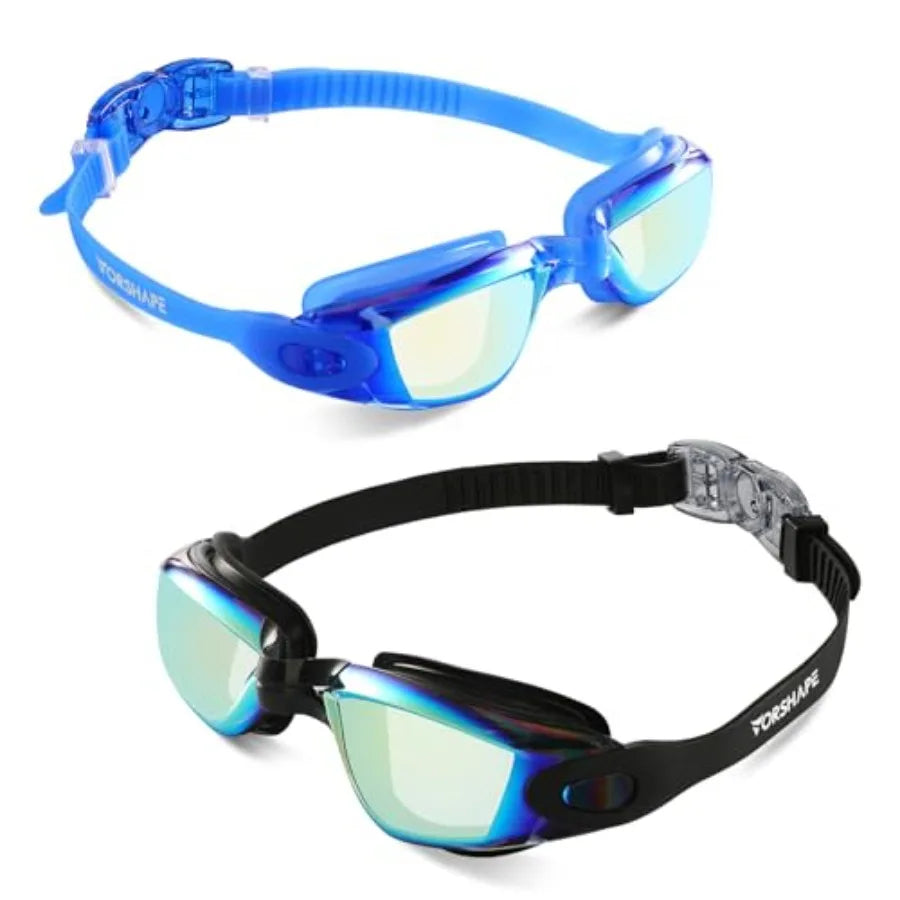 Anti Fog Swimming Goggles 2 Pack No Leaking UV Protection For Men Women Youth Everyday Wear