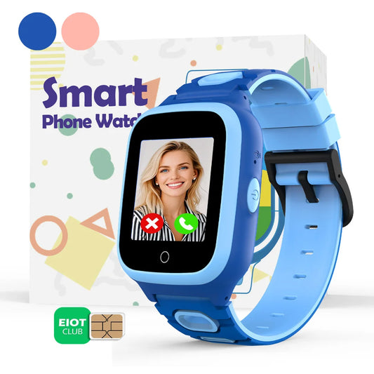 4G Kids GPS Smartwatch With Video Calling And Voice Chat