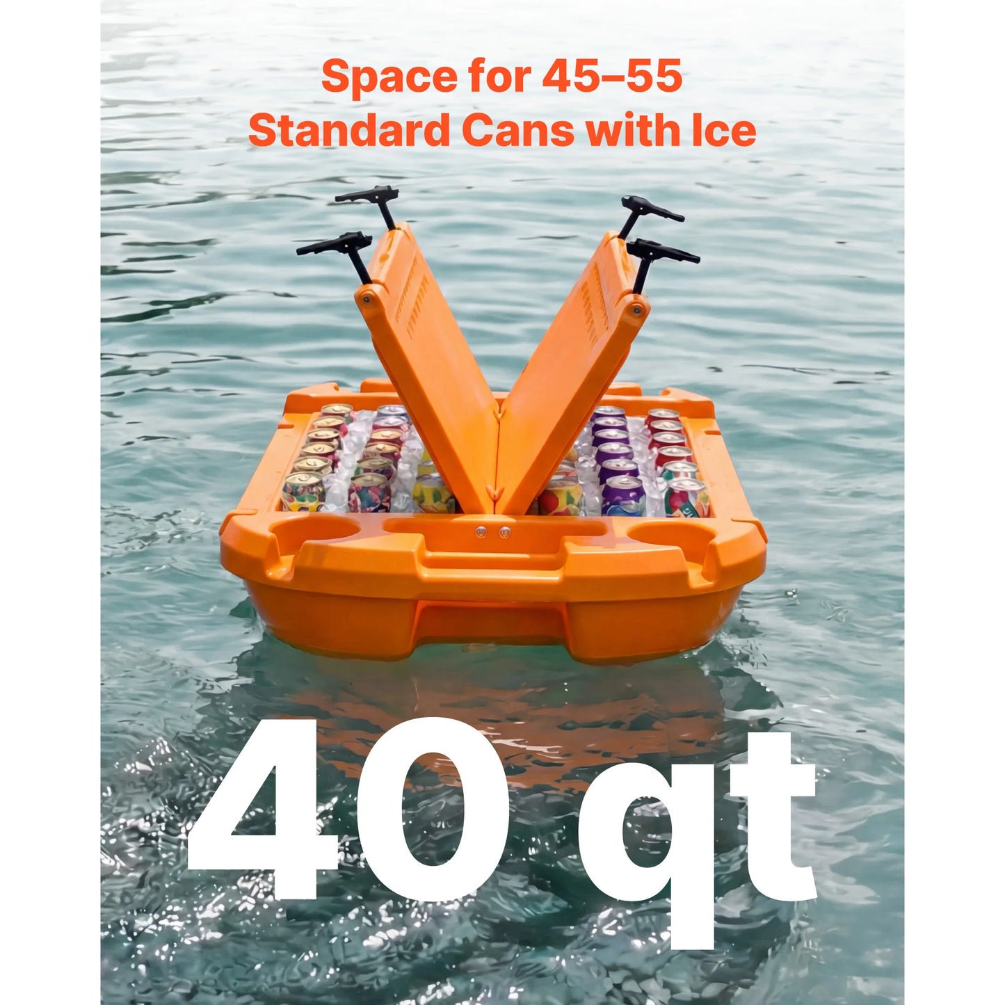 SucceBuy Floating Cooler Amphibious Ice Chest for Land and Water
