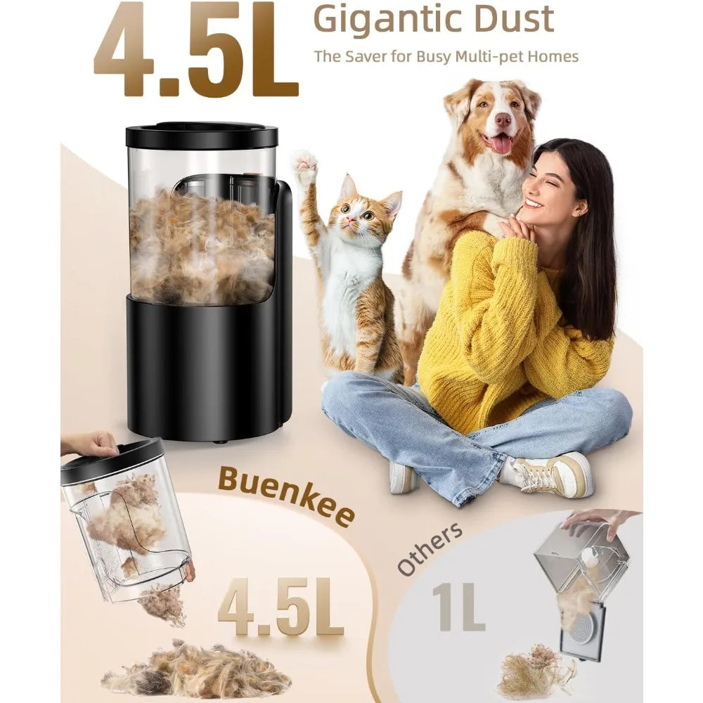 XMSJ Dog Grooming Vacuum High Suction Pet Groomer Kit