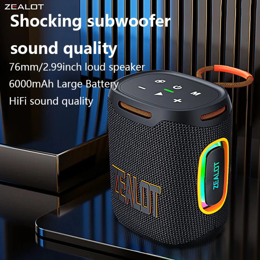 ZEALOT S122 25W Portable Wireless Speaker With Dual Pairing