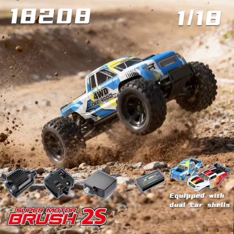 BEYONDSKY MJX 18208 1 18 Monster Truck 4WD Remote Control Car