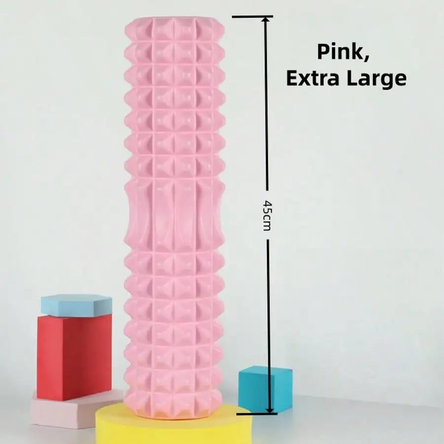 Textured Foam Yoga Massage Roller For Muscle Recovery