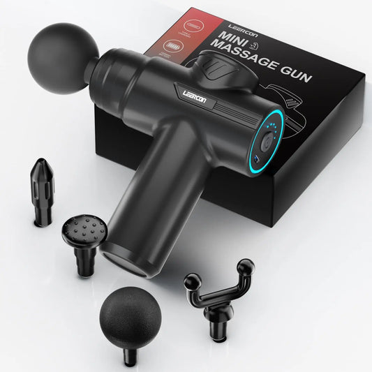 Leercon Portable Massage Gun Deep Tissue Body Fascial Massager