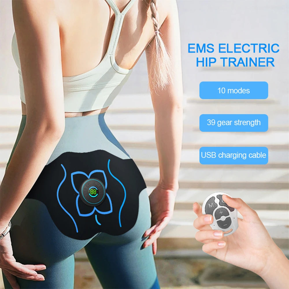 Upgrade EMS Electric Hip Trainer Wireless Buttock Lifting Massager 39 Gear Buttocks Shaper Firming Massage Pad for Sagging Flat Hips