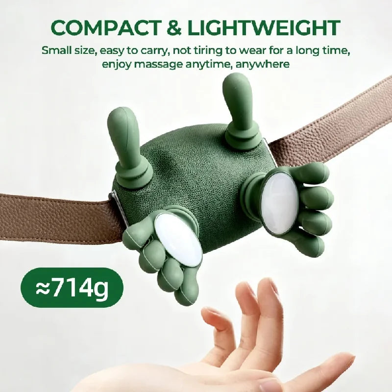 Foreverlily Bionic Finger Neck And Shoulder Massager Wireless 4D Kneading