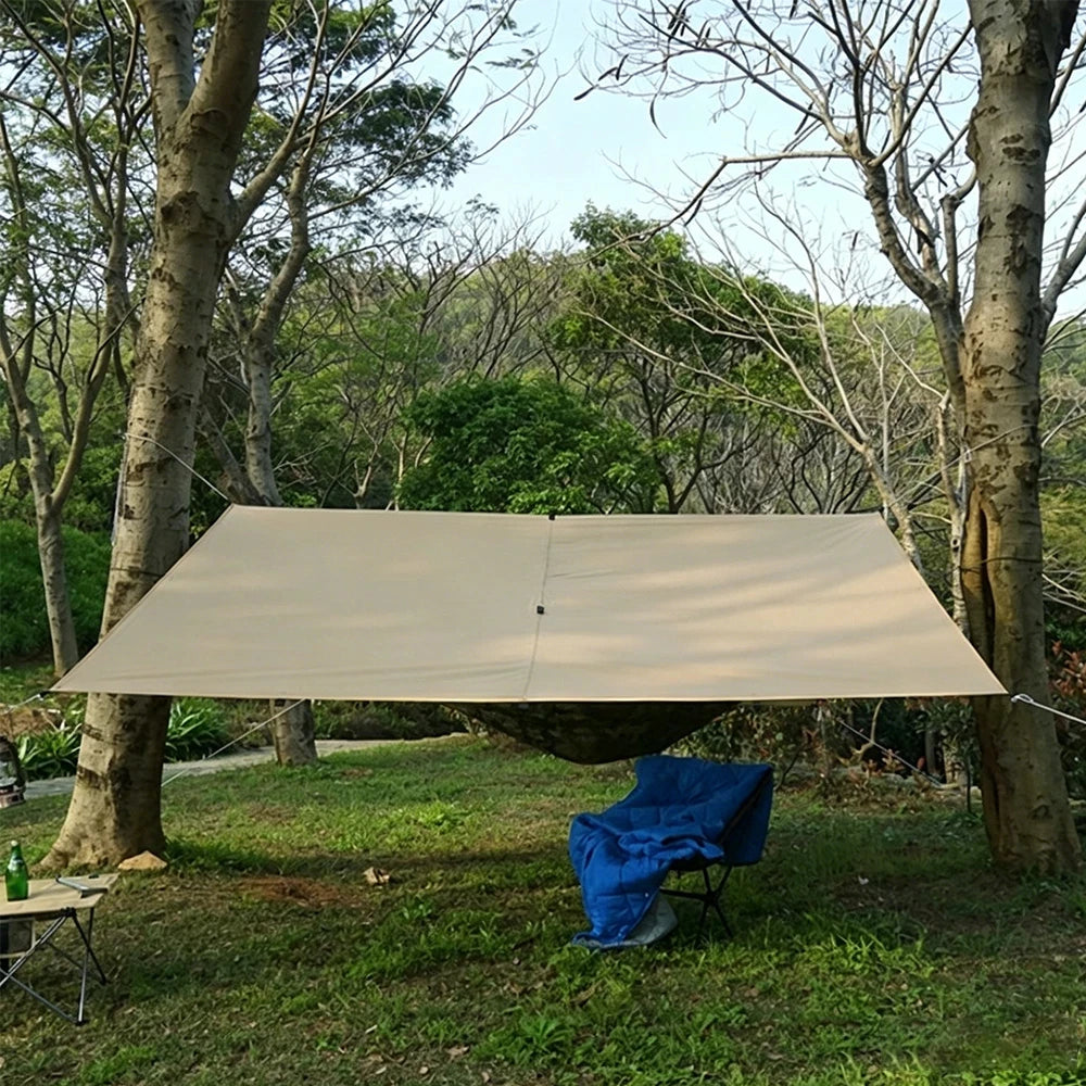 Outdoor Waterproof Heavy Duty Survival Tarp Sun Shelter Canopy Backpacking