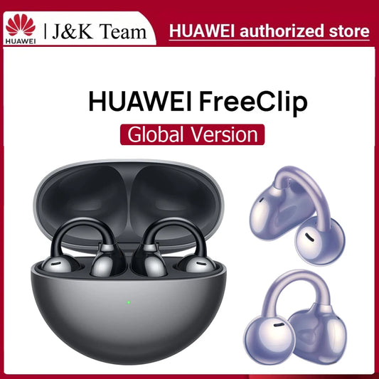 Huawei FreeClip Open Ear Wireless Headphones With 8 Hour Battery