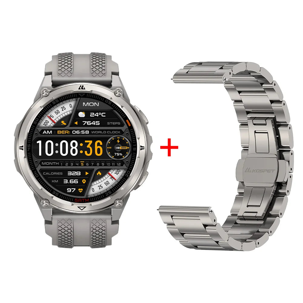 KOSPET ORB 2 Rugged Dual Band GPS AMOLED Smartwatch