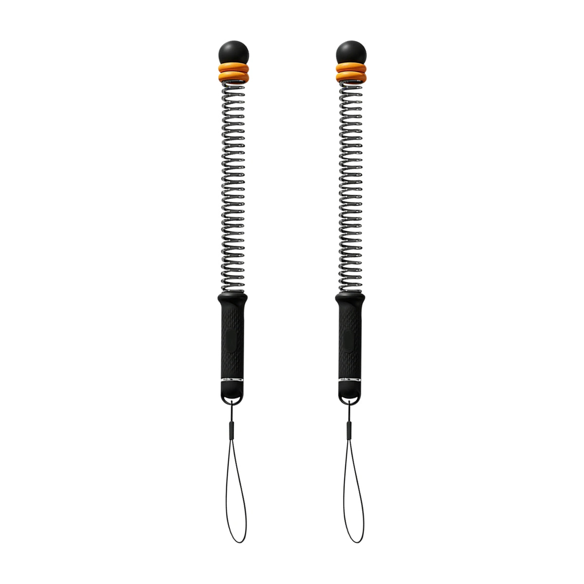 Battle Rope, Ropeless Jump Rope, Home Gym Fitness Battle Rope, Adjustable Weighted Strength Trainer, Silent Matte Black Orange, For Unisex Full Body Arm Endurance Workout, Small Space Indoor Exercise, Durable Anti-collision H