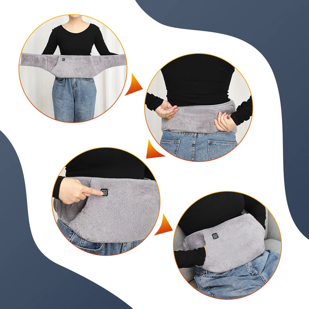 Electric Graphene Heating Pad USB Rechargeable Waist And Abdomen Warmer