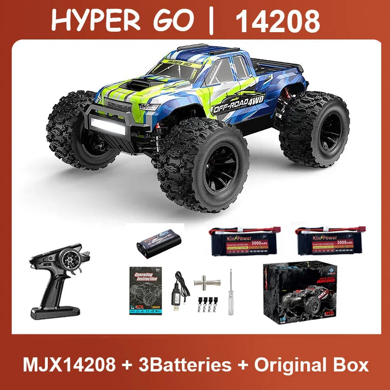 Jyscend Hyper Go MJX 1 14 Scale RC Car Brushless 41 To 53 KMH 4WD Off Road Hobby Toy