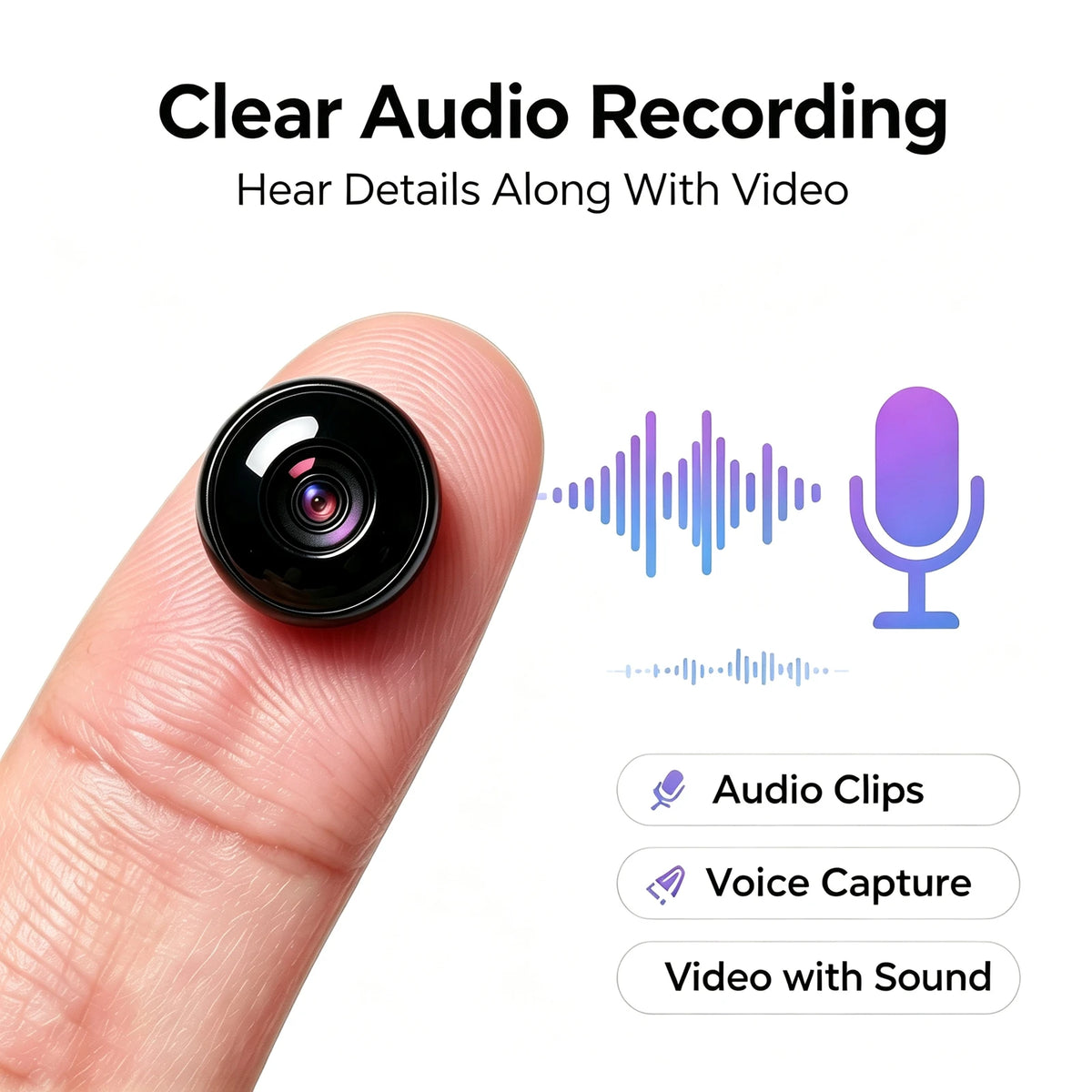 V16  GPS Portable Mini Surveillance Camera, HD Wide-angle Lens with Infrared Night Vision, Real-time Remote Viewing on Mobile Phones, Synchronized Audio and Video Recording, Suitable for Home Security, Pet Care, Baby Monitori