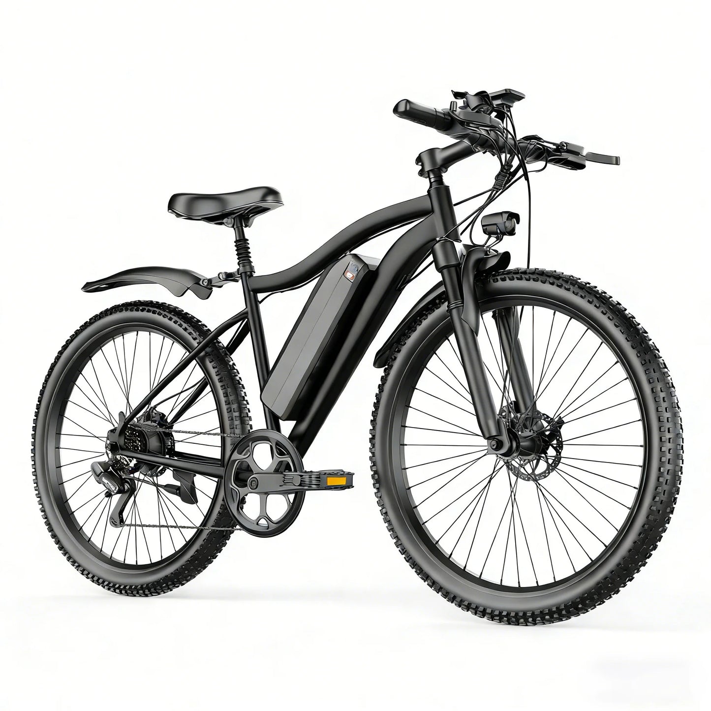 UPlee G73 Electric Bike For Adults 26 Inch Fat Tire Mountain E Bike 740W Peak Power Long Range Battery