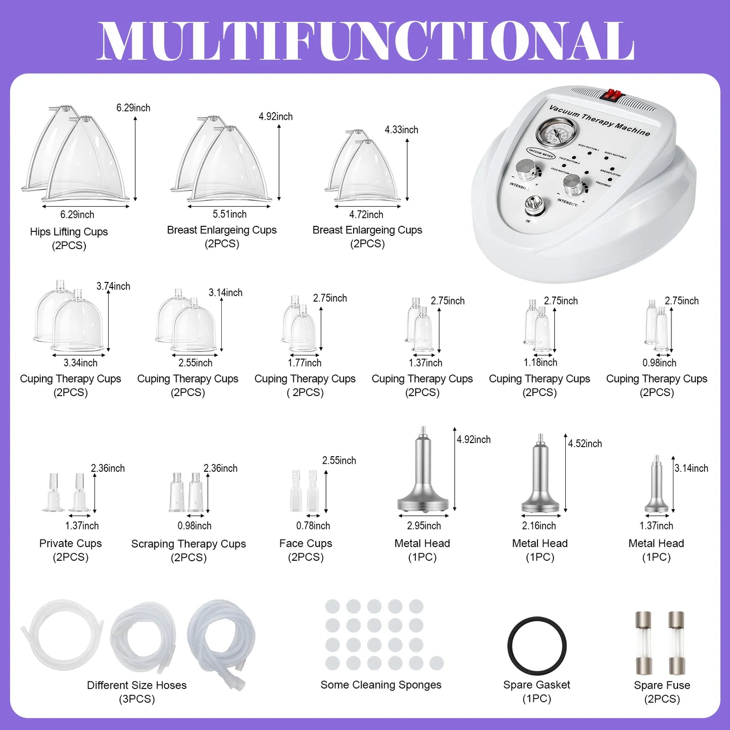 Cupping Massage Machine 70cmHg Suction Device For Salon Spa