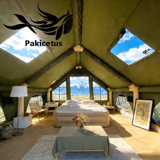 Pakicetus Quick Setup Inflatable Camping Tent For 4 To 8 People