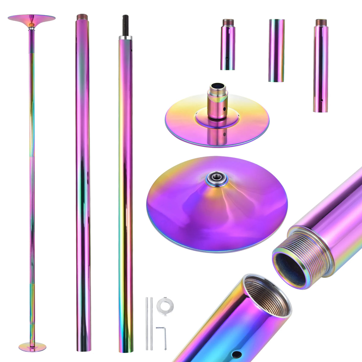 Portable Removable Dance Pole for Home Fitness and Training
