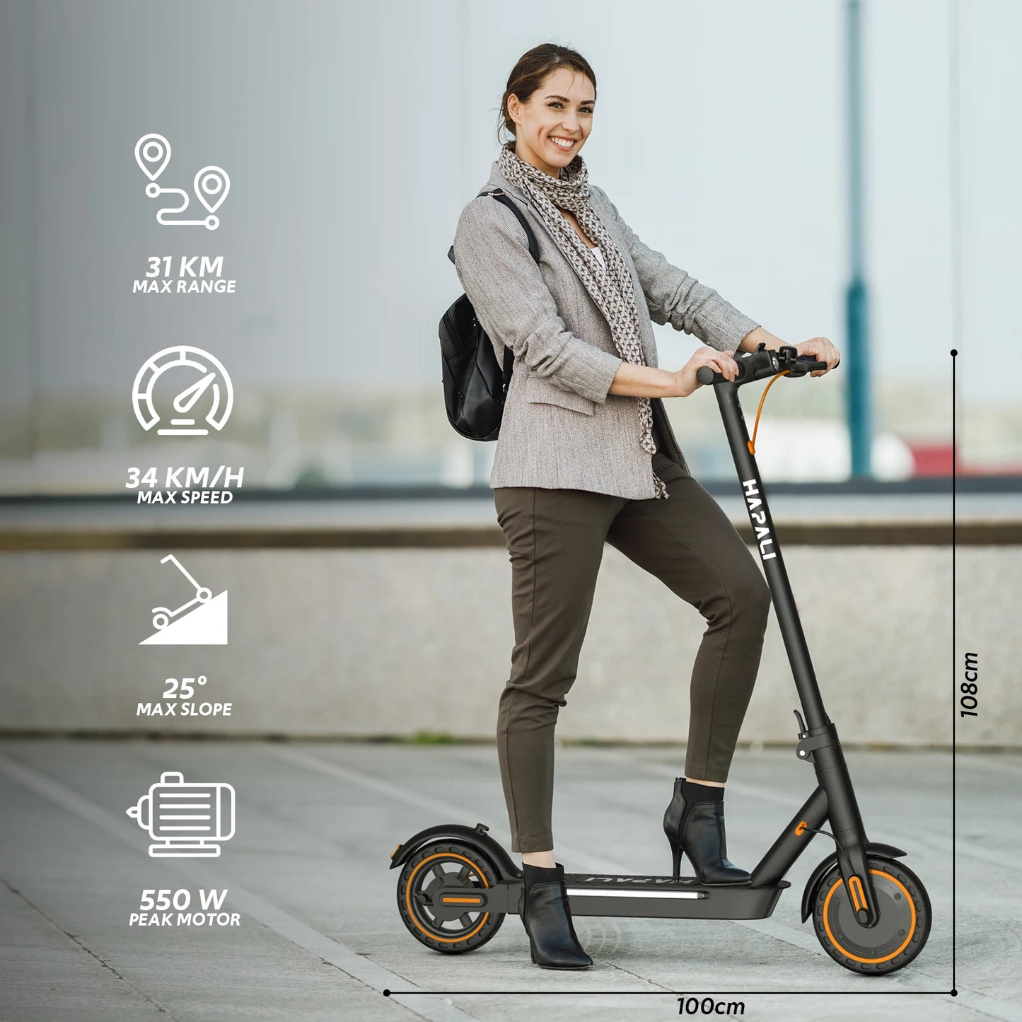 Osboo Electric Scooter For Adults With Suspension