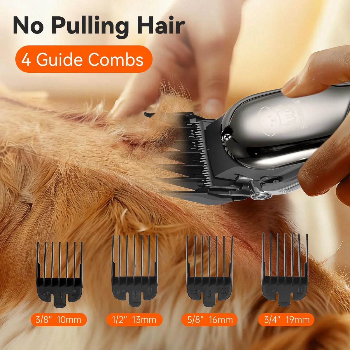 Solimpia Professional Pet Hair Clipper for Dogs and Cats