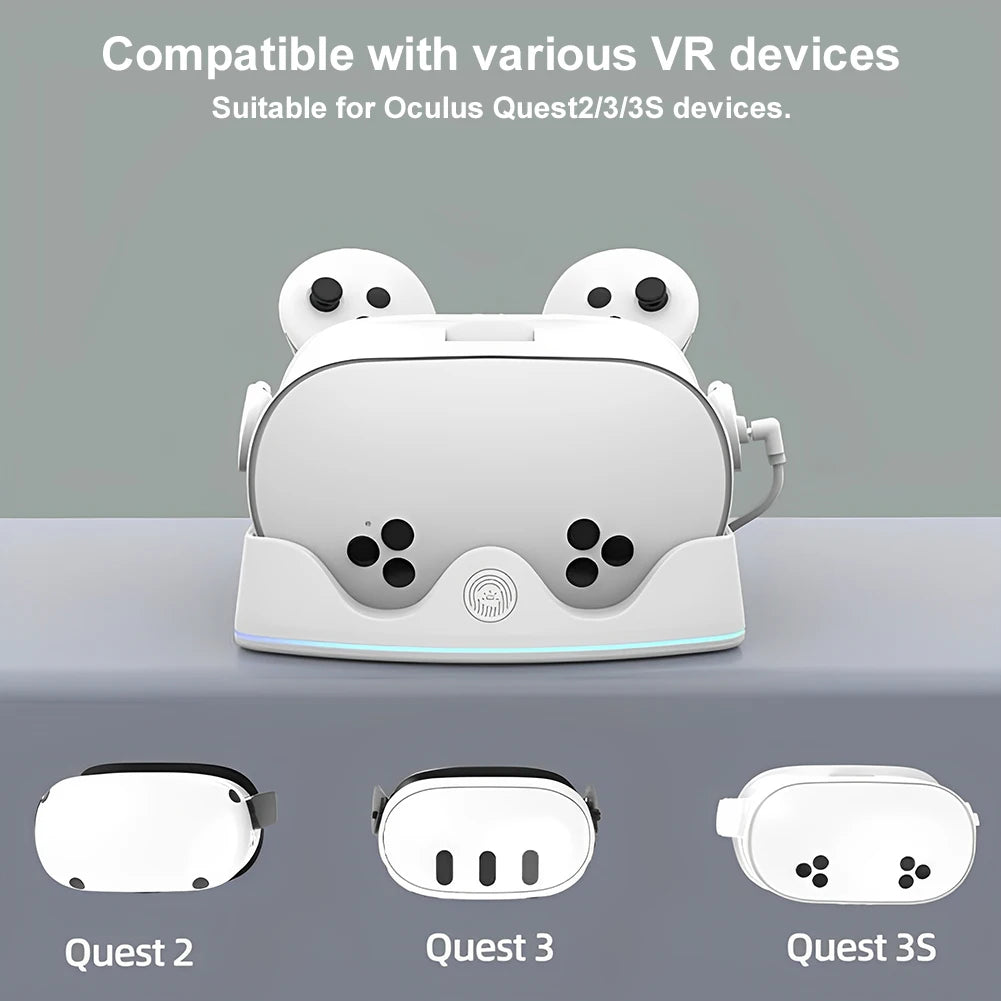 Shunmaii Meta Quest 3S Charging Dock Quest 3 VR Stand