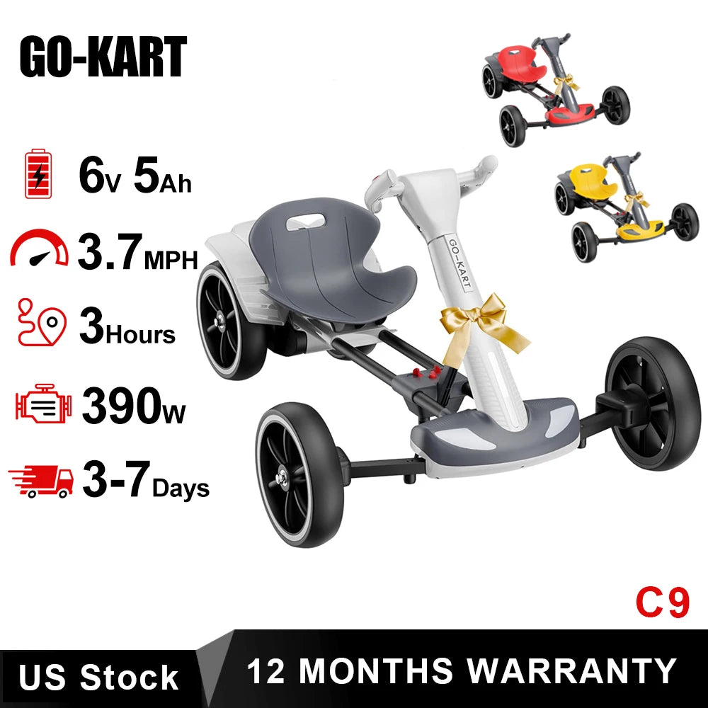 Foldable Remoto Electric Go Kart With Bluetooth
