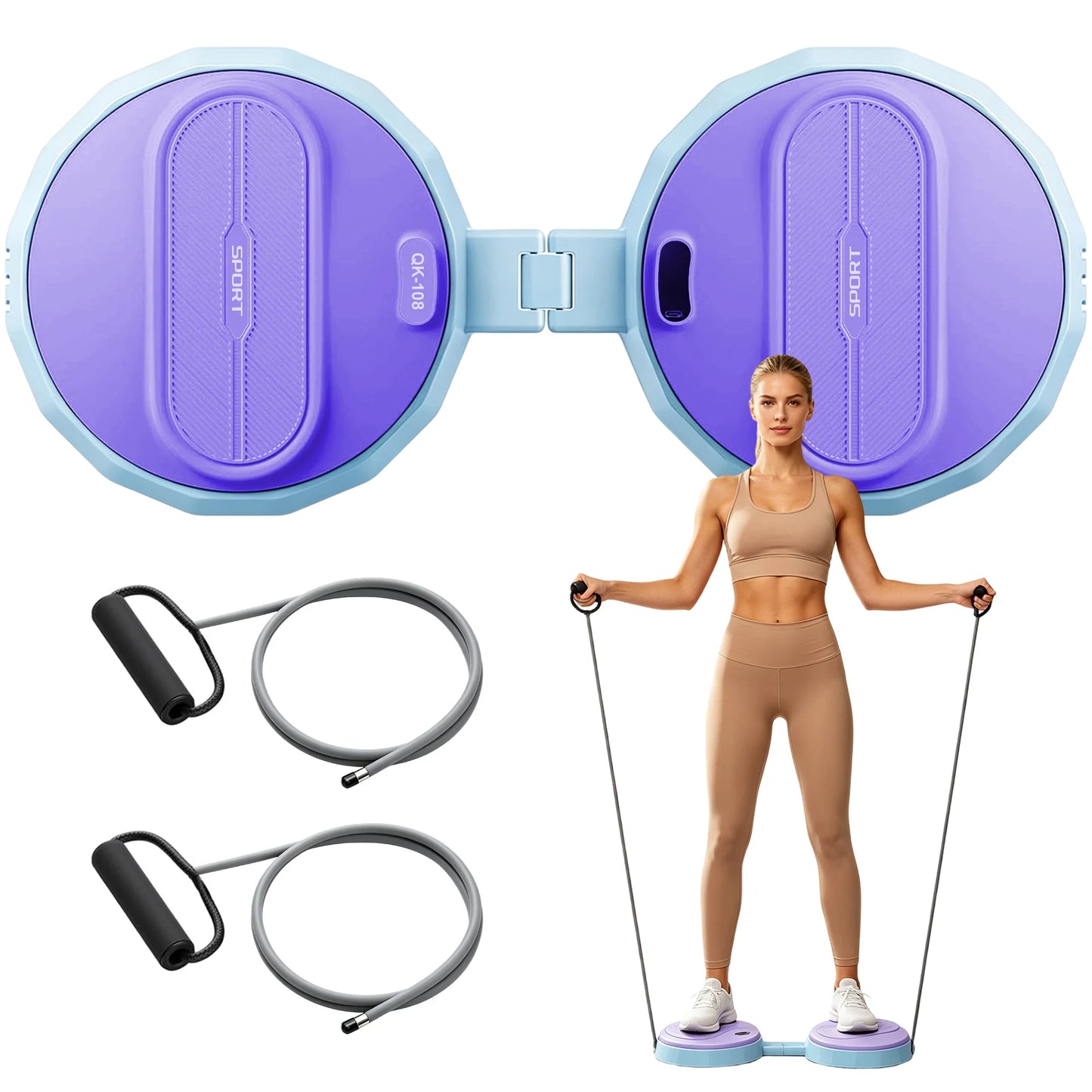 Portable Multifunctional Waist Twisting Disc Fitness Equipment
