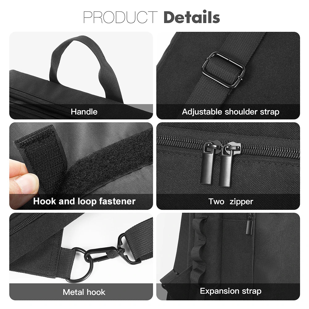 HOSPORT DJ Controller Case Backpack For Pioneer DDJ400 Roland DJ202