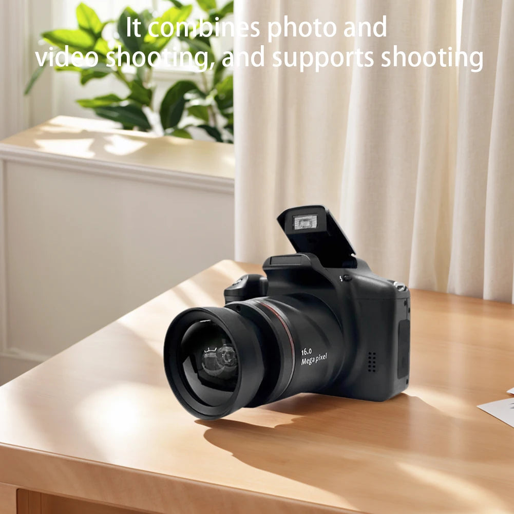 VKTECH 16MP Vlogging Camera LCD Digital Zoom 16X Video