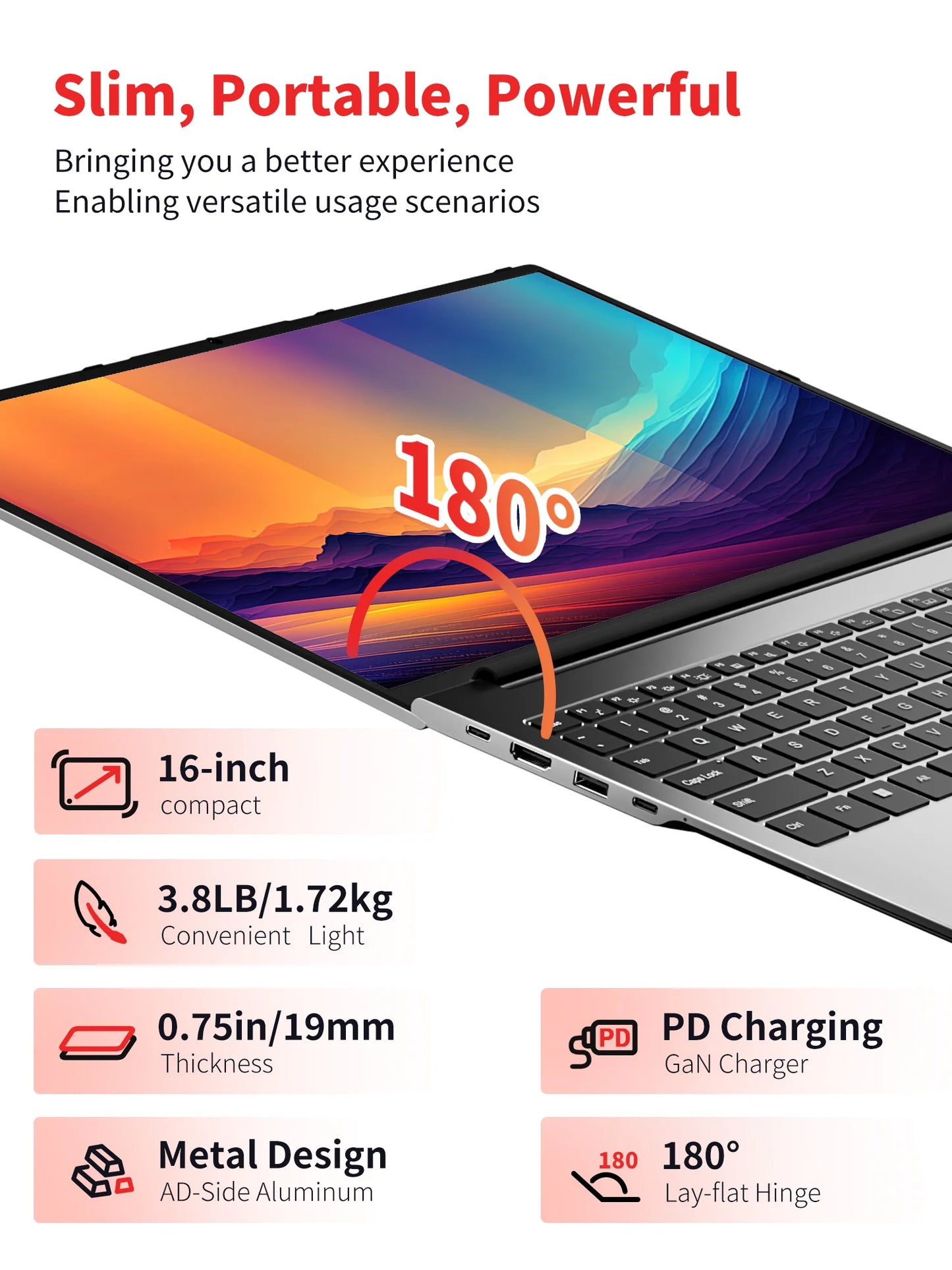 Firebat U6B 16 Inch AMD Ryzen 5 Laptop With Windows 11