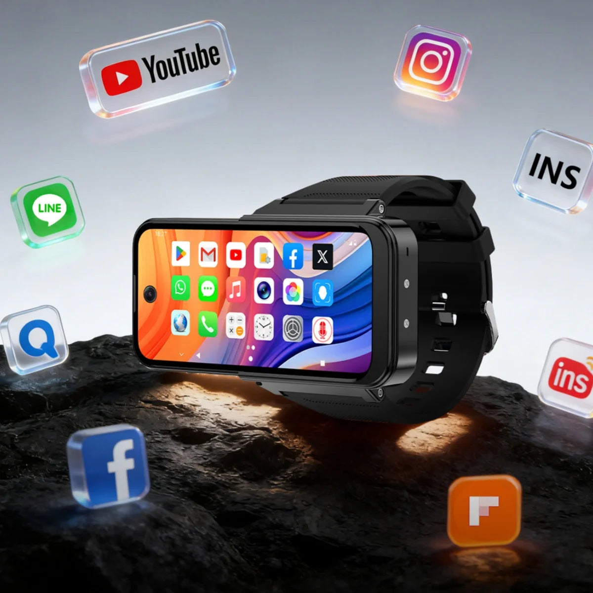 Zestbolt Q333 Mini Android 12 Smartwatch With 4G Dual SIM