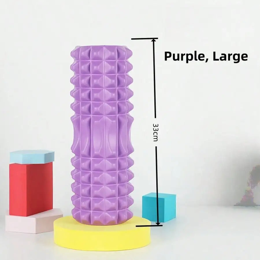 Textured Foam Yoga Massage Roller For Muscle Recovery