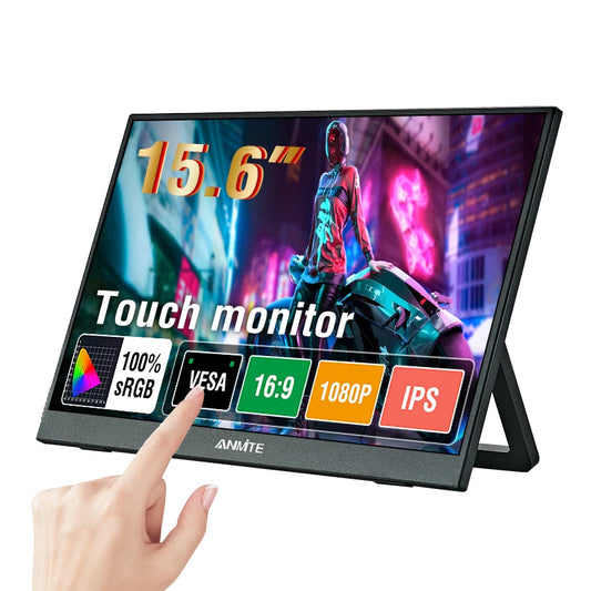 Anmite HDR IPS Portable Monitor Type C HDMI External Display