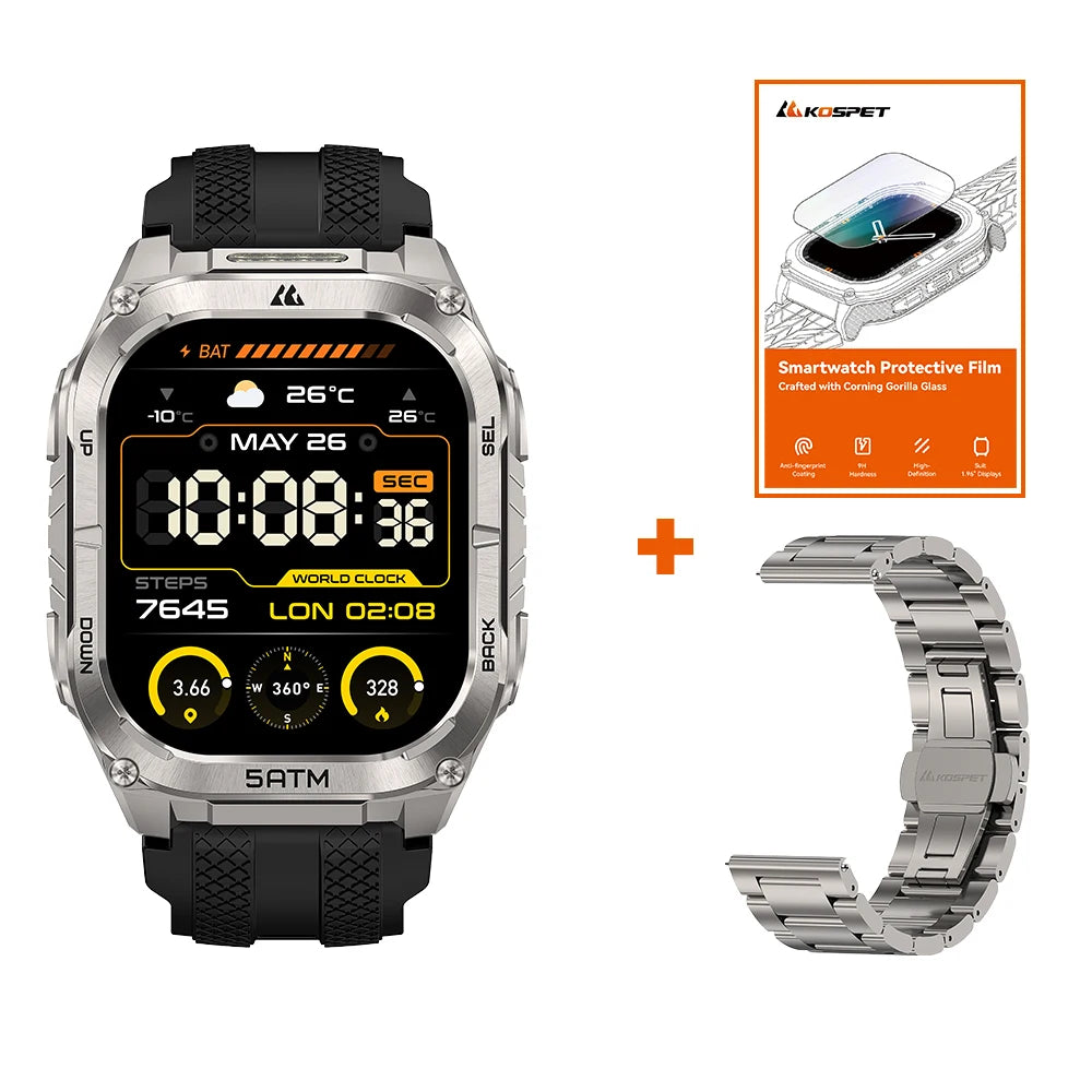 KOSPET ORB 2 Rugged Dual Band GPS AMOLED Smartwatch