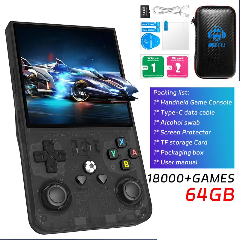 AISLPC R36MAX Retro Handheld Game Console Portable Pocket Player