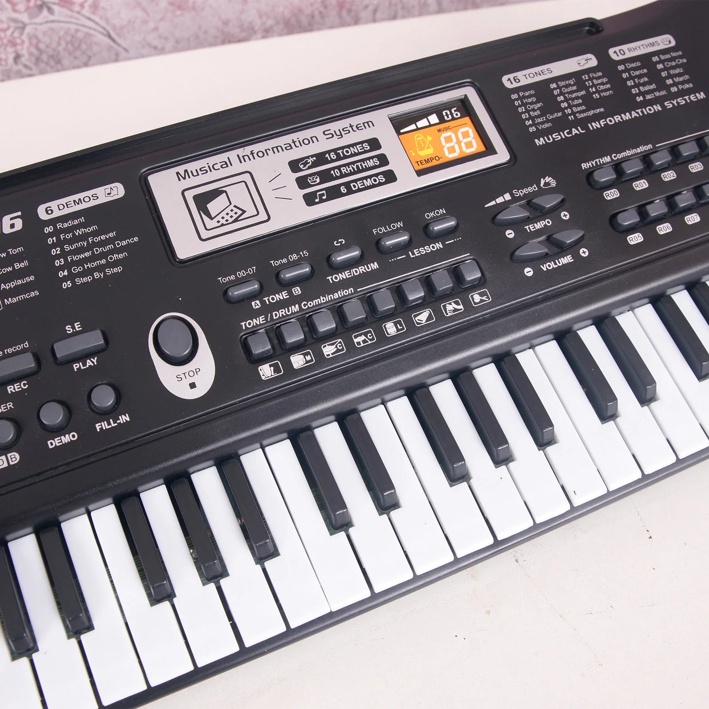 61 Key Digital Keyboard Electronic Piano For Beginners