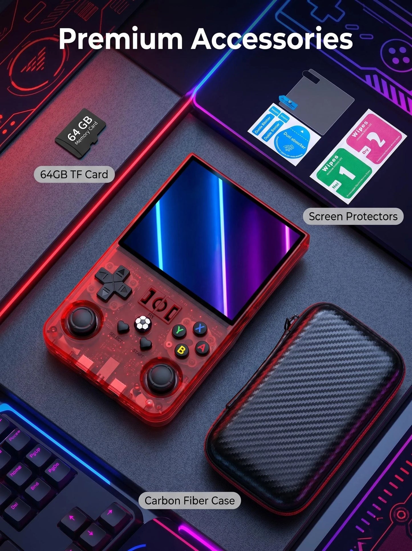 AISLPC R36MAX Retro Handheld Game Console Portable Pocket Player