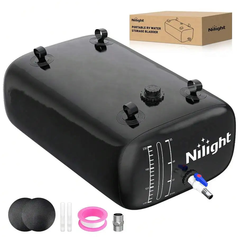 Nilight Water Storage Bladder RV Potable Camping Collapsible Container