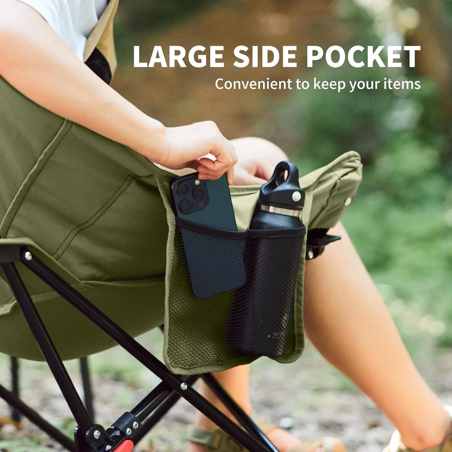 Naturehike High Back Moon Chair Folding Lounge Chair For Camping