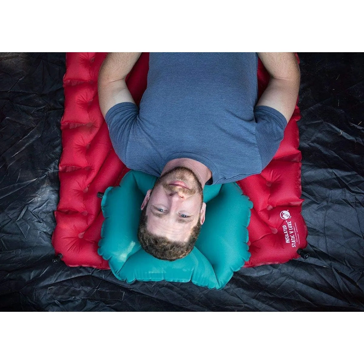 XIUWO Lightweight Inflatable Travel Pillow for Airplane and Outdoors