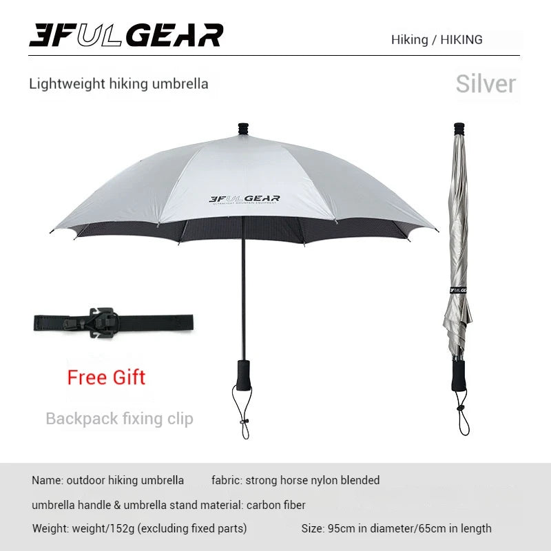 3 F UL GEAR Hiking Umbrella Carbon Fiber Ultralight Handsfree