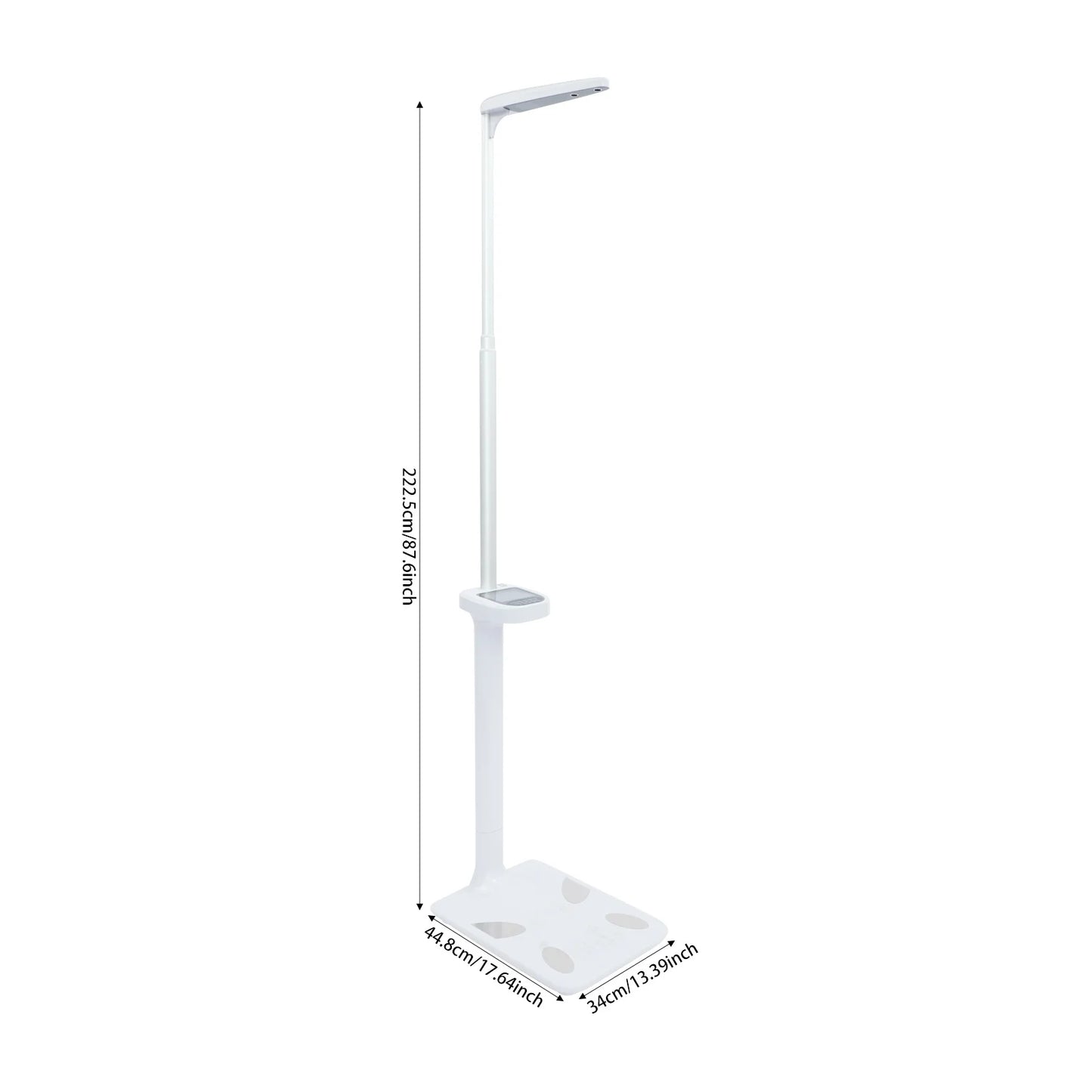 Electronic Height And Weight Scale Ultrasonic Digital BMI Monitor Bluetooth