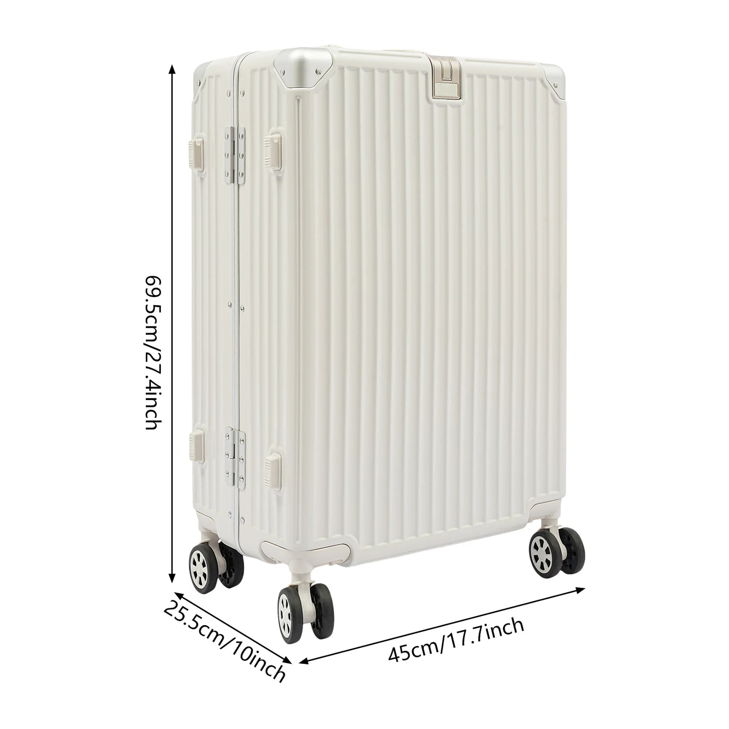 Expandable PC Hard Shell Luggage With Spinner Wheels TSA Lock