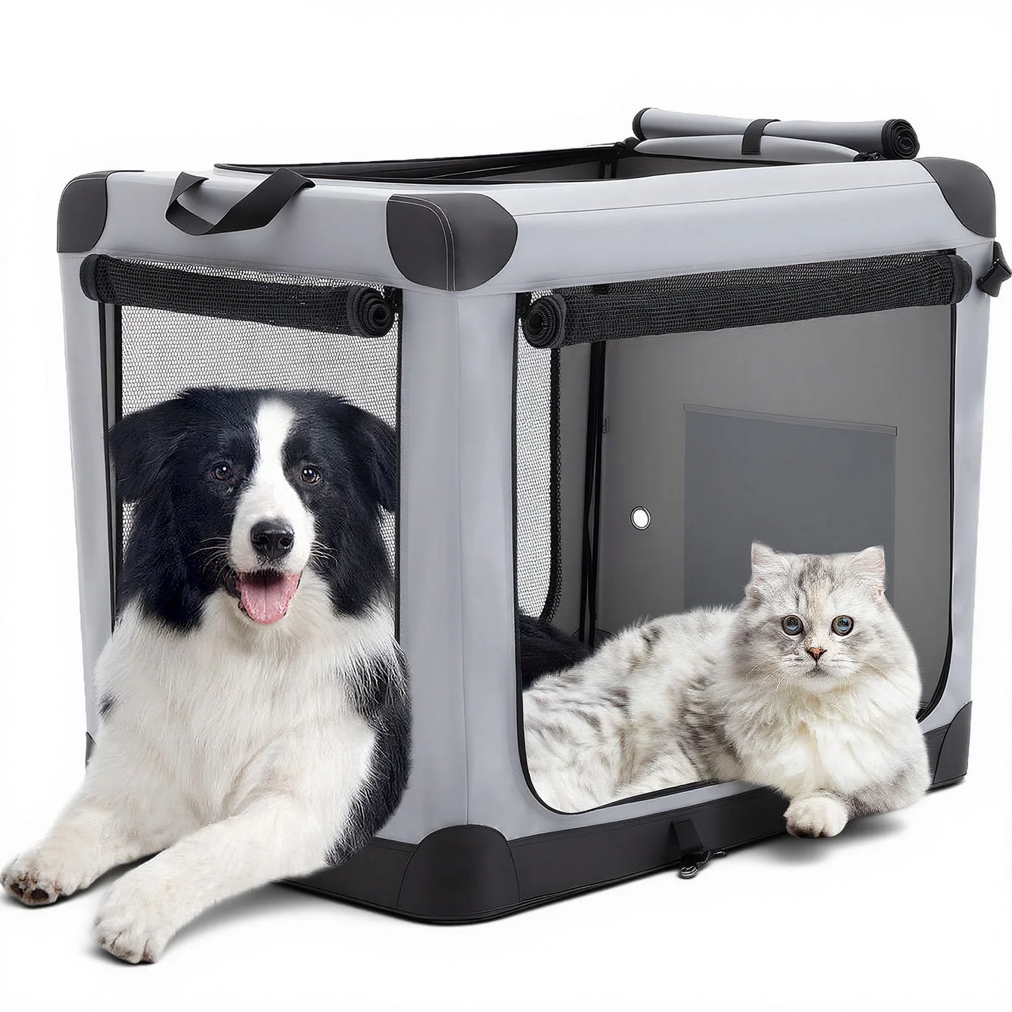 JHK Foldable Soft Dog Crate Portable Pet Kennel For Dogs