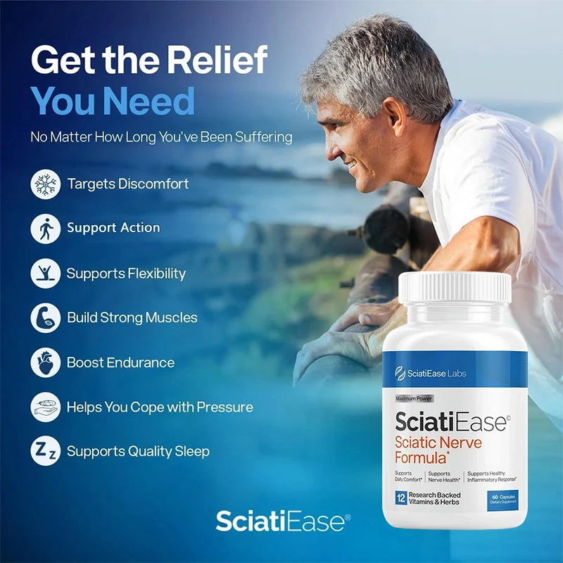 Bunkell Sciatic Nerve Health Support Supplement With PEA B Complex