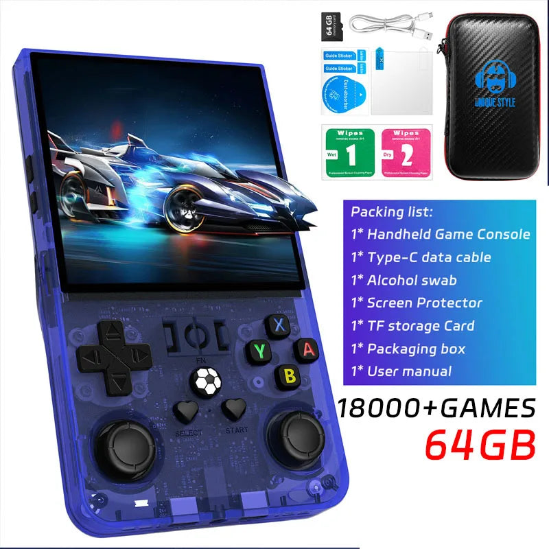 AISLPC R36MAX Retro Handheld Game Console Portable Pocket Player