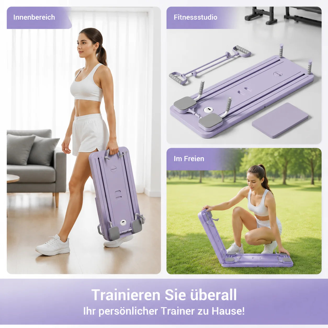 Umay Multifunctional Pilates Board With Timer Foldable Abdominal Trainer