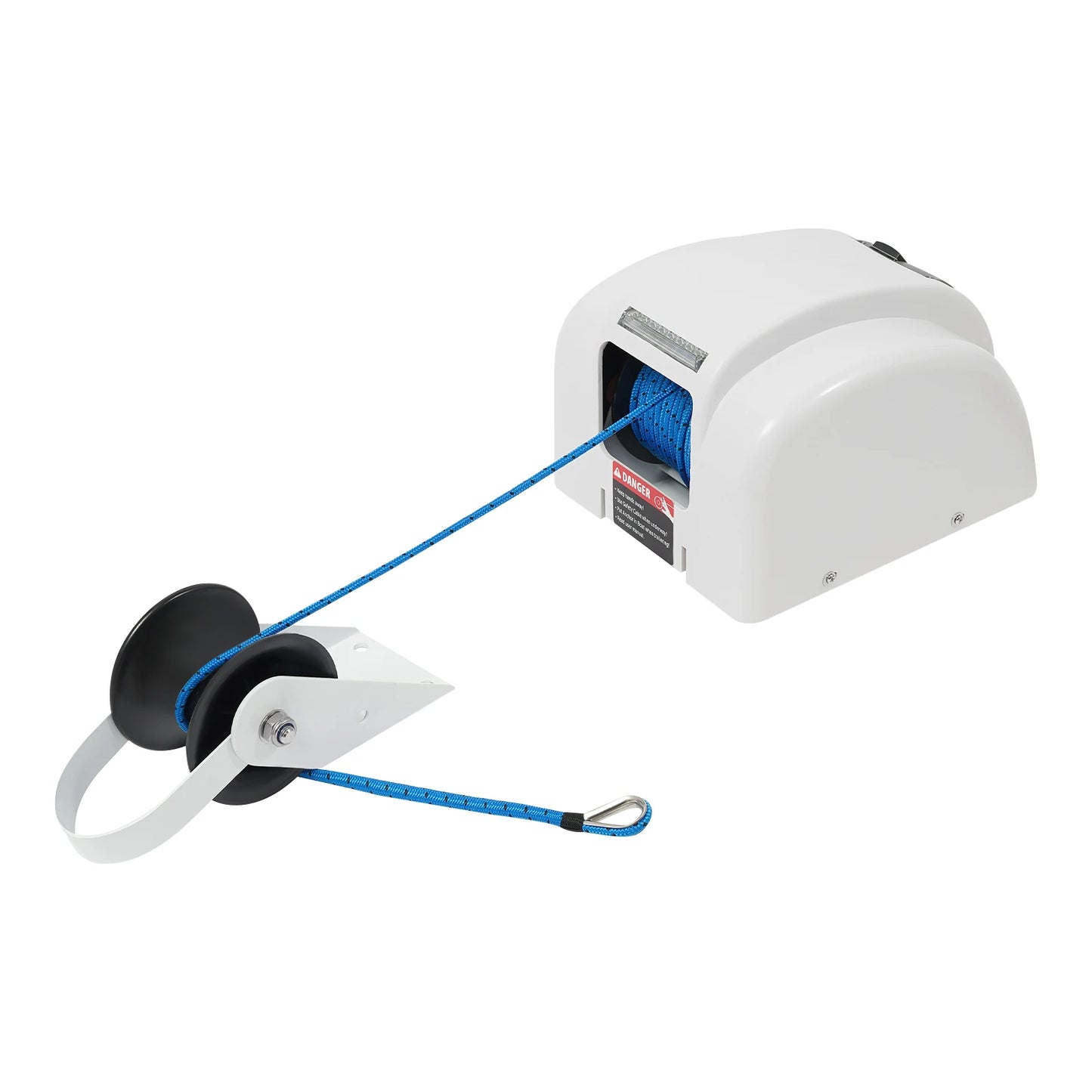 12V 45Lbs Boat Anchor Winch With Wireless Remote Controller Corrosion Resistant
