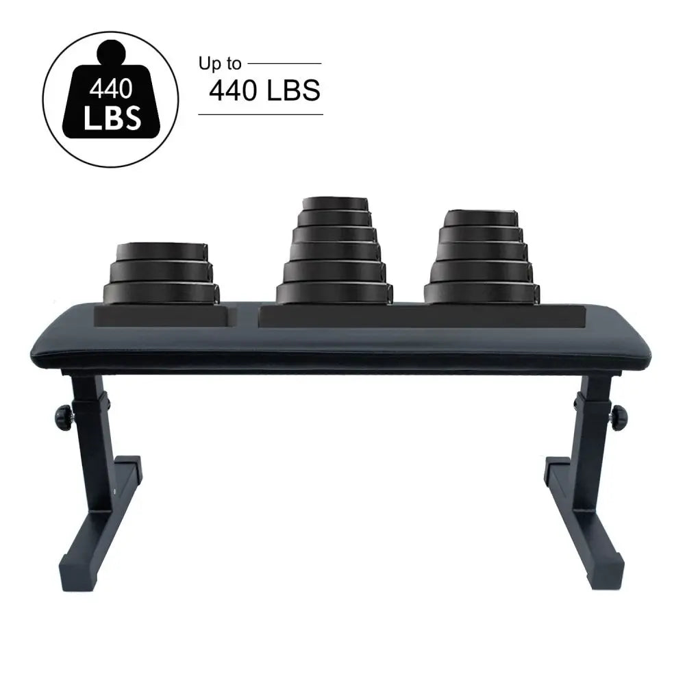 Ye Flat Weight Bench - Home Dumbbell Stool for Fitness Strength Training with Comfortable Design