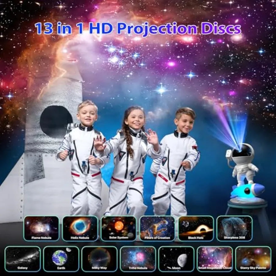 Galaxy Projector 12 in 1 HD Planetarium Night Light for Bedroom