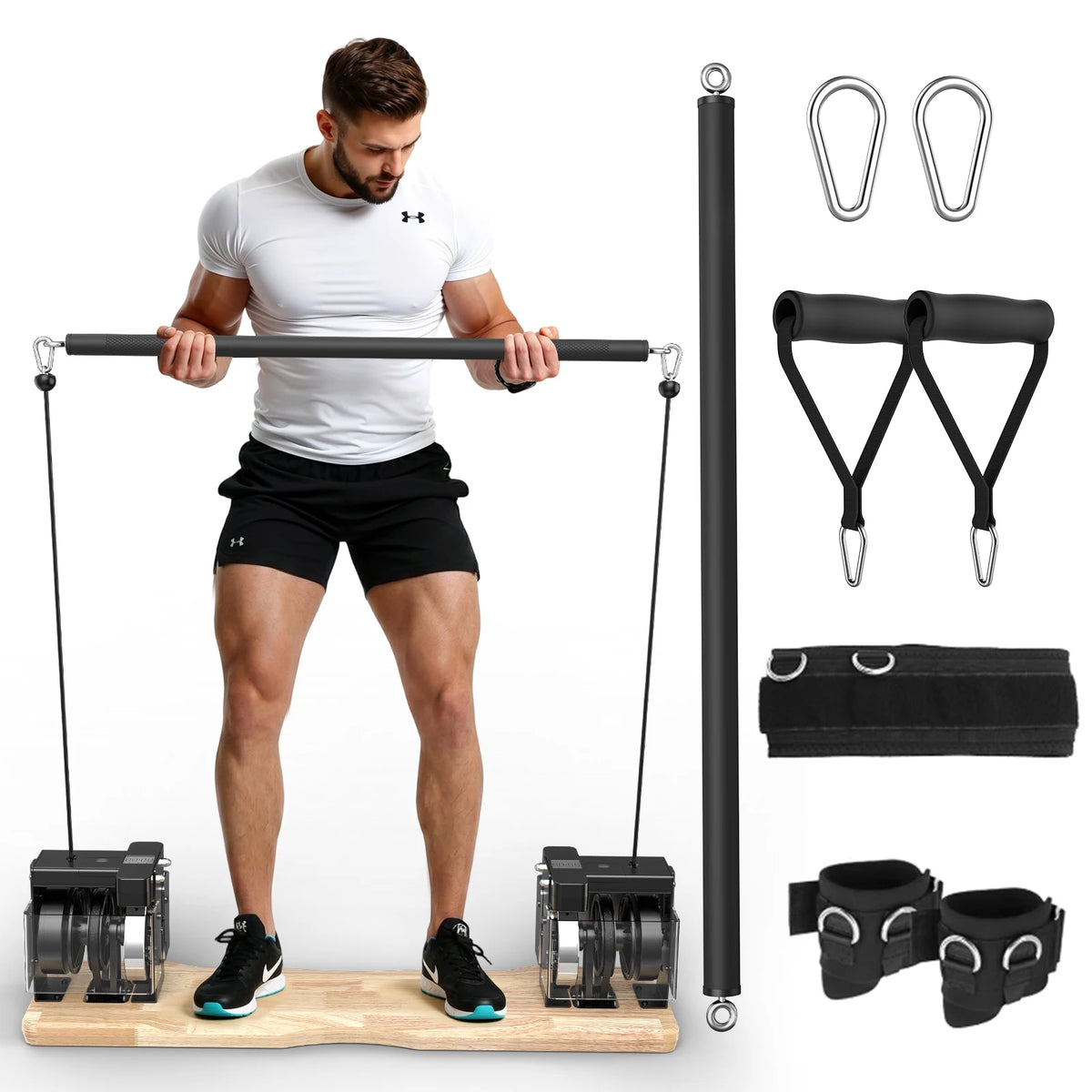 Portable All In One Home Gym Adjustable Strength Training Machine